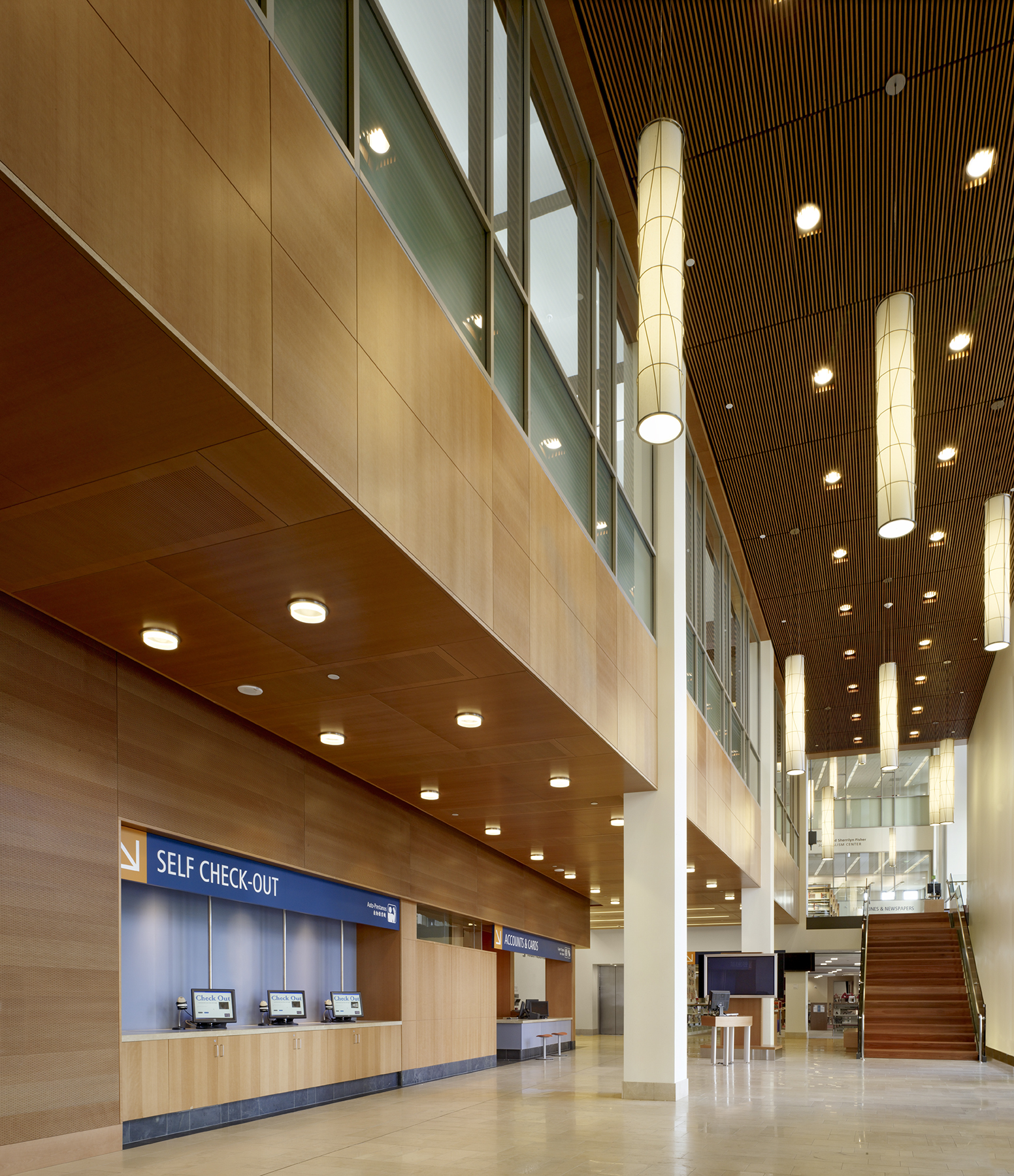 interior view of library