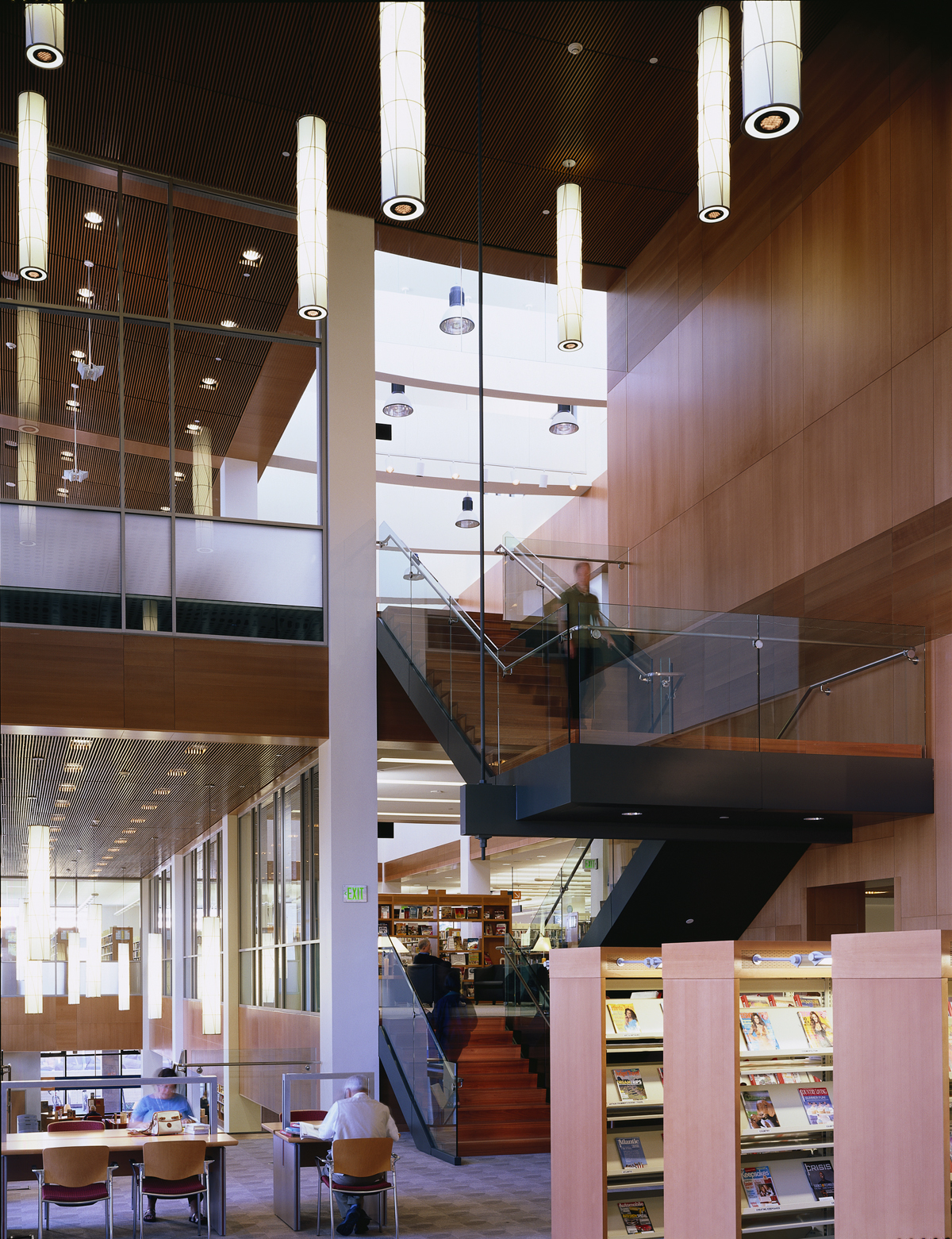 interior view of library