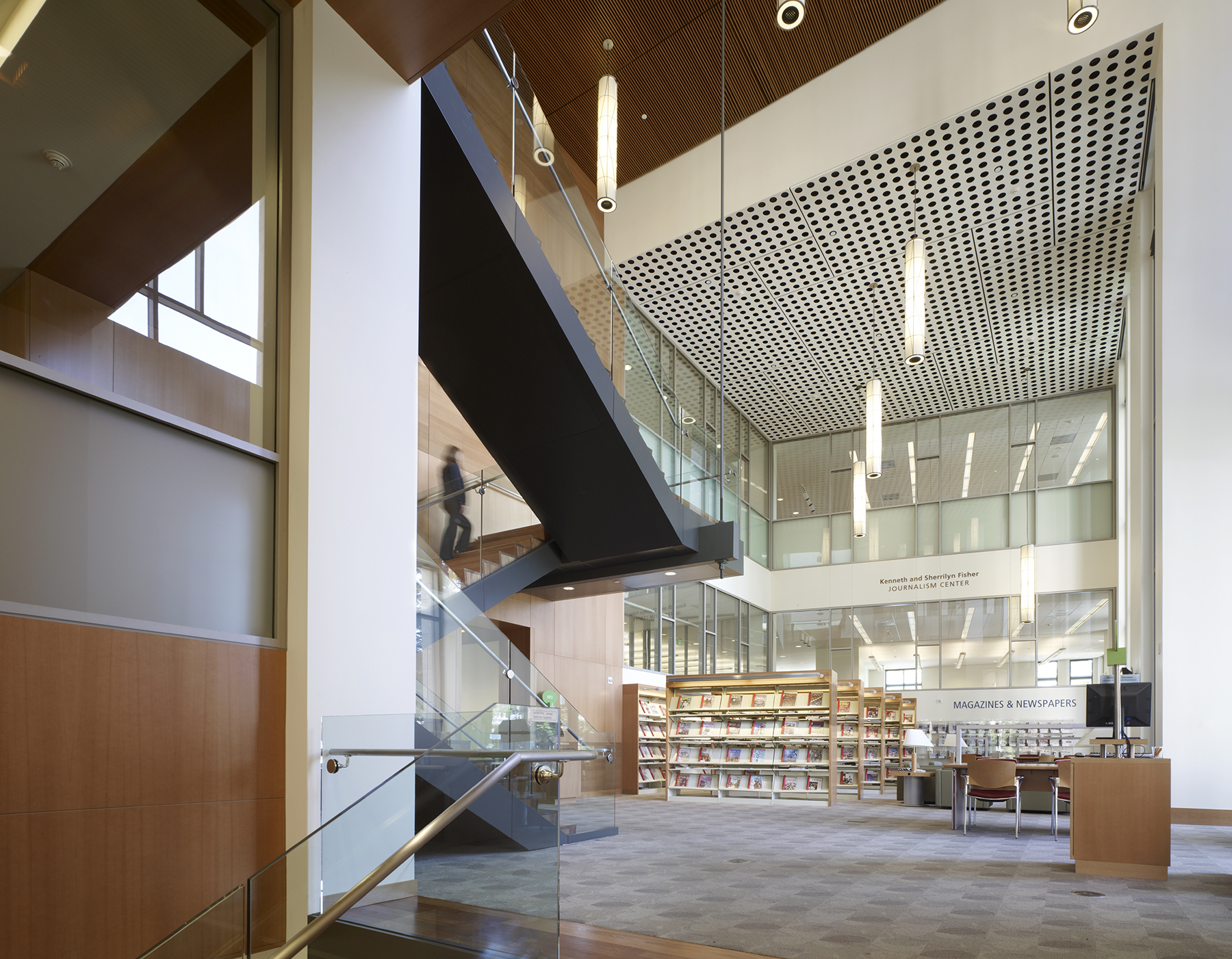 interior view of library
