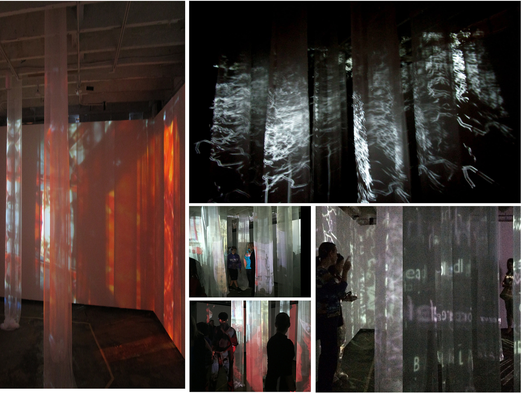 various installation views