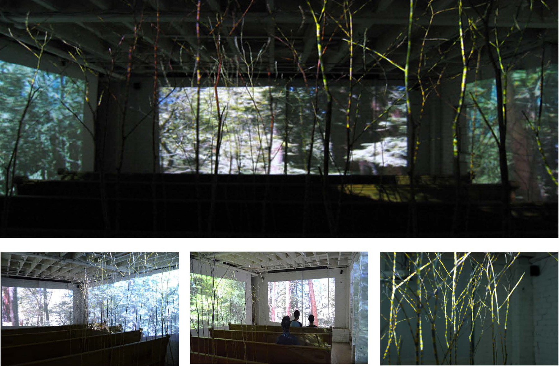 various installation views