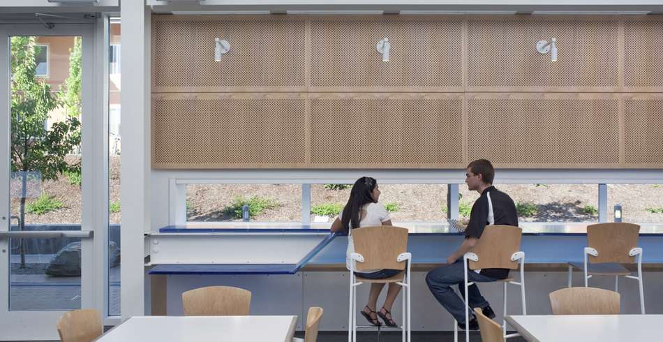 interior view of dining hall