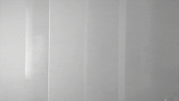 installation view, curtains and light