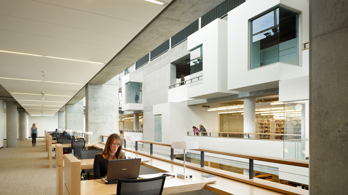 interior view, sawyer hall